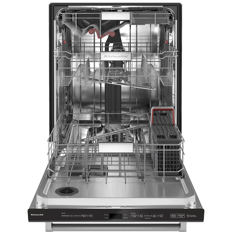 (KDTM604KBS) KitchenAid 24-inch Built-in Dishwasher with FreeFlex™ Third Rack KDTM604KBS