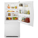 Amana 29in 18cu.ft. Bottom Mount Freezer Refrigerator ABB1921BRWABB1921BRW