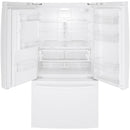 GE 36-inch, 25.6 cu. ft. French 3-Door Refrigerator GFE26JGMWW