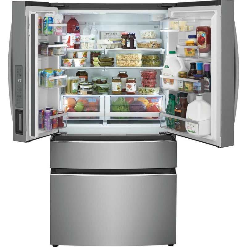 (GRMG2272CF) Frigidaire Gallery 36-inch, 22.1 cu. ft. Counter-Depth French 4-Door Refrigerator with Interior Ice Maker GRMG2272CF