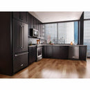 KitchenAid 36-inch, 20 cu. ft. French 3-Door Refrigerator with Interior Water Dispenser KRFC300EBSKRFC300EBS