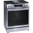 Frigidaire Gallery 30-inch Gas Range with Convection Technology (Stainless Steel)GCFG3060BF