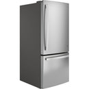 GE 30-inch, 21 cu.ft. Freestanding Bottom Freezer with LED Lighting GBE21DYKFSGBE21DYKFS