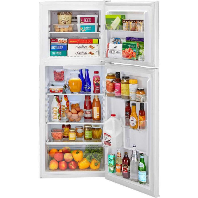 Haier 24-inch, 9.8 cu. ft. Top Freezer Refrigerator HA10TG21SW (HA10TG21SW)