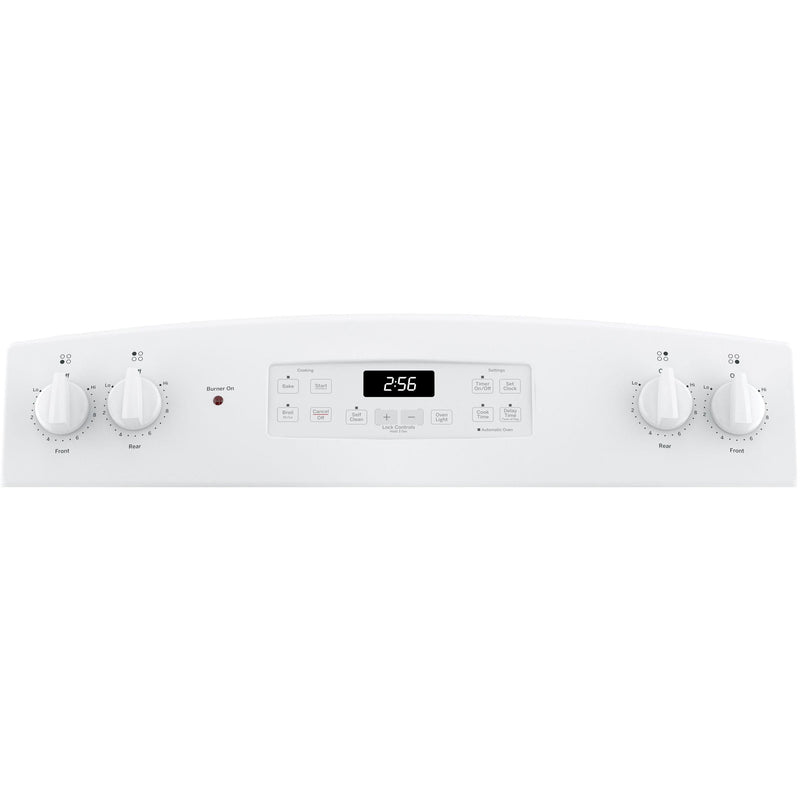 GE 30-inch Freestanding Electric Range JB256DMWW (JB256DMWW)