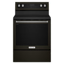 KitchenAid 30-inch Freestanding Electric Range with Even-Heat™ KFEG500EBS