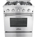 Thor Kitchen 30-inch Freestanding Gas Range with Convection Technology HRG3080U