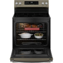 GE 30-inch Freestanding Electric Range with Convection Technology GRF600AVES