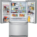 Frigidaire Gallery 36-inch, 27.6 cu. ft. Freestanding French 3-Door Refrigerator with EvenTemp™ System FGHN2868TF