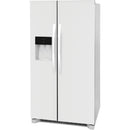 Frigidaire 36-inch, 25.6 cu.ft. Freestanding Side-by-Side Refrigerator with Ice and Water Dispensing System FRSS2623AW