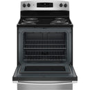 GE 30-inch Free-Standing Electric Range JB256RTSS