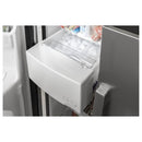 GE 36-inch, 25.3 cu. ft. Side-by-Side Refrigerator with Water and Ice Dispenser GSS25GYPFSGSS25GYPFS