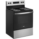 Whirlpool 30-inch Freestanding Electric Range with Keep Warm Setting (Stainless Steel) (WFC150M0JS)