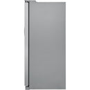 Frigidaire 36-inch, 25.6 cu.ft. Freestanding Side-by-Side Refrigerator with Ice and Water Dispensing System (Stainless Steel)FRSS2623AS