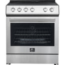 Forno 30-inch, 5 cu.ft Leonardo Espresso Electric Range FFSEL6012-30