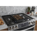 GE Profile 30-inch Slide-in Dual-Fuel Range with Wi-Fi Connect P2S930SELSSP2S930SELSS