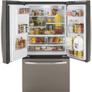 GE 36-inch, 25.6 cu. ft. French 3-Door Refrigerator GFE26JMMES