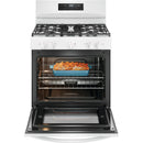 Frigidaire 30-inch Freestanding Gas Range with Even Baking Technology FCRG3062AW