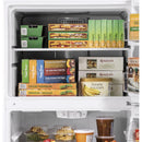 GE 33-inch, 21.9 cu.ft. Freestanding Top Freezer Refrigerator with Upfront Fresh Food Temperature Controls GTS22KYNRFS
