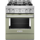 KitchenAid 30-inch Freestanding Gas Range with Even-Heat™ True Convection KFGC500JAVKFGC500JAV
