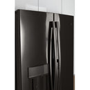 GE Profile 36-inch, 27.8 cu. ft. French 3-Door Refrigerator with Ice and Water PFE28KBLTSPFE28KBLTS