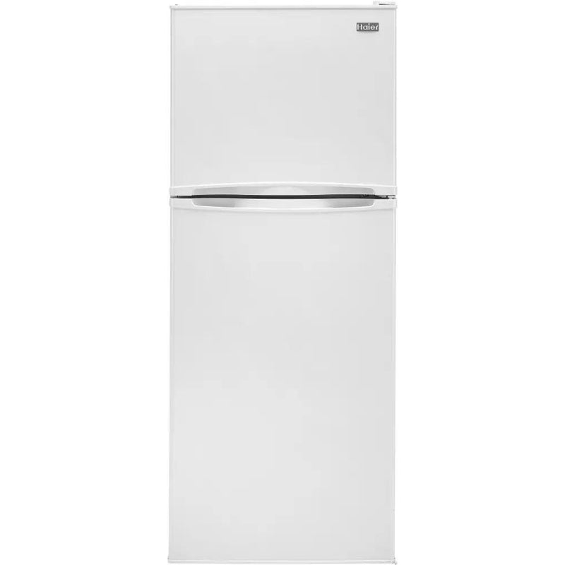 Haier 24-inch, 9.8 cu. ft. Top Freezer Refrigerator HA10TG21SW IMAGE 1