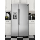 GE Profile 36-inch, 21.9 cu. ft. Counter-Depth Side-by-Side Refrigerator with Ice and Water PZS22MSKSS IMAGE 6