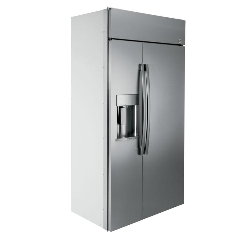 GE Profile 42-inch, 24.3 cu. ft. Side-by-Side Refrigerator with Ice and Water PSB42YSKSS IMAGE 4