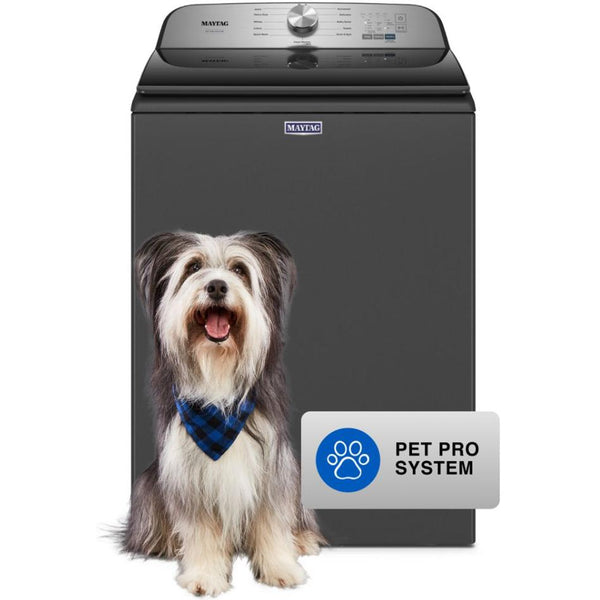 Maytag 4.7 cu. ft. Top Loading Washer with Pet Pro System TL MVW6500MBK (MVW6500MBK)