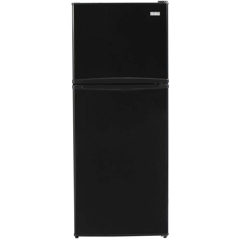 Haier 24-inch, 9.8 cu. ft. Top Freezer Refrigerator HA10TG21SB IMAGE 1