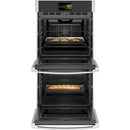 GE Profile 27-inch, 8.6 cu. ft. Built-in Double Wall Oven with Convection PKD7000SNSSPKD7000SNSS