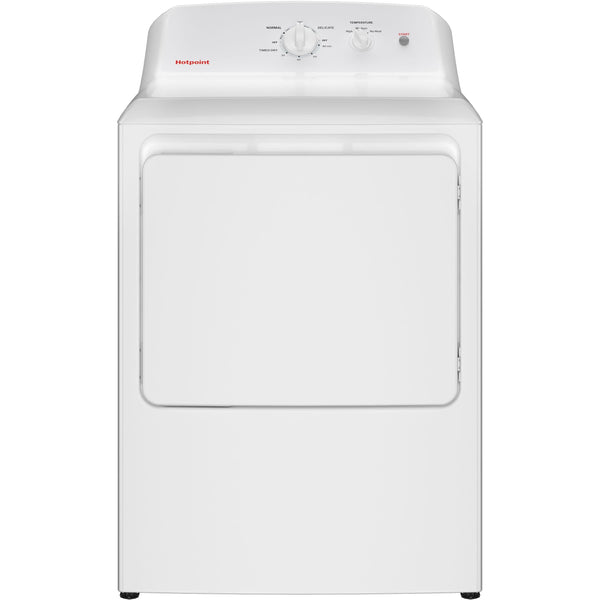 Hotpoint 6.2 cu. ft. Electric Dryer with Reversible Door HTX26EASWWW