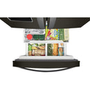 Whirlpool 30-inch, 19.7 cu.ft. Freestanding French 3-Door Refrigerator with Exterior Water Dispenser with EveryDrop® Filtration WRF560SEHV