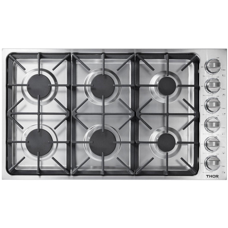 Thor Kitchen 36-inch Gas Cooktop TGC3601 (TGC3601)