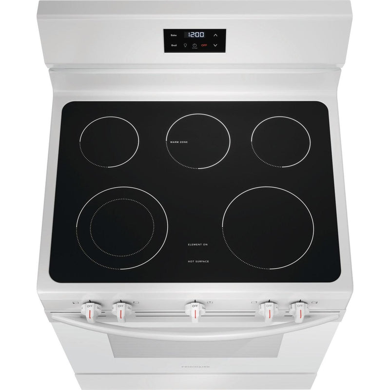 Frigidaire 30-inch Freestanding Electric Range with Even Baking Technology FCRE3052BW