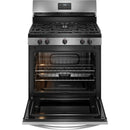Frigidaire 30-inch Freestanding Gas Range with 5 Burners FCRG3052BS