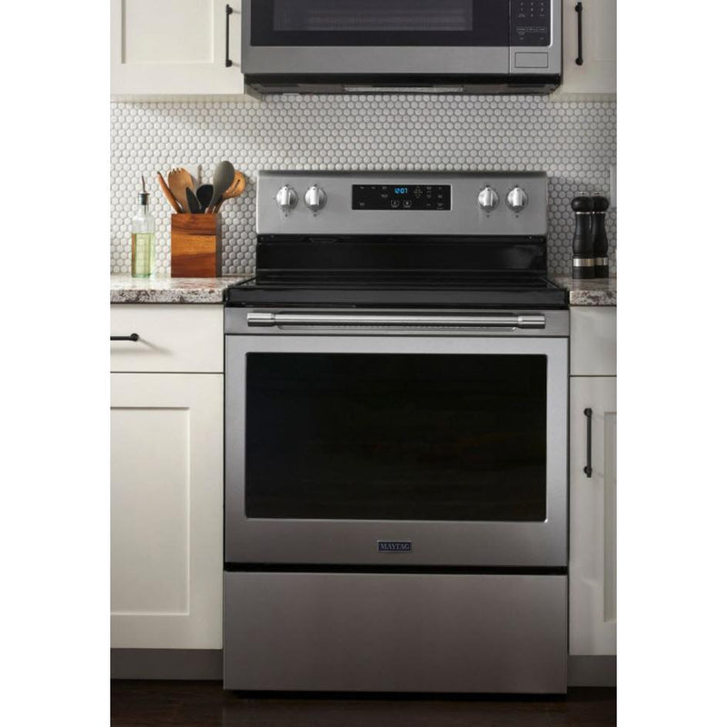 Maytag 30-inch Freestanding Electric Range with Steam Clean MER4600LS