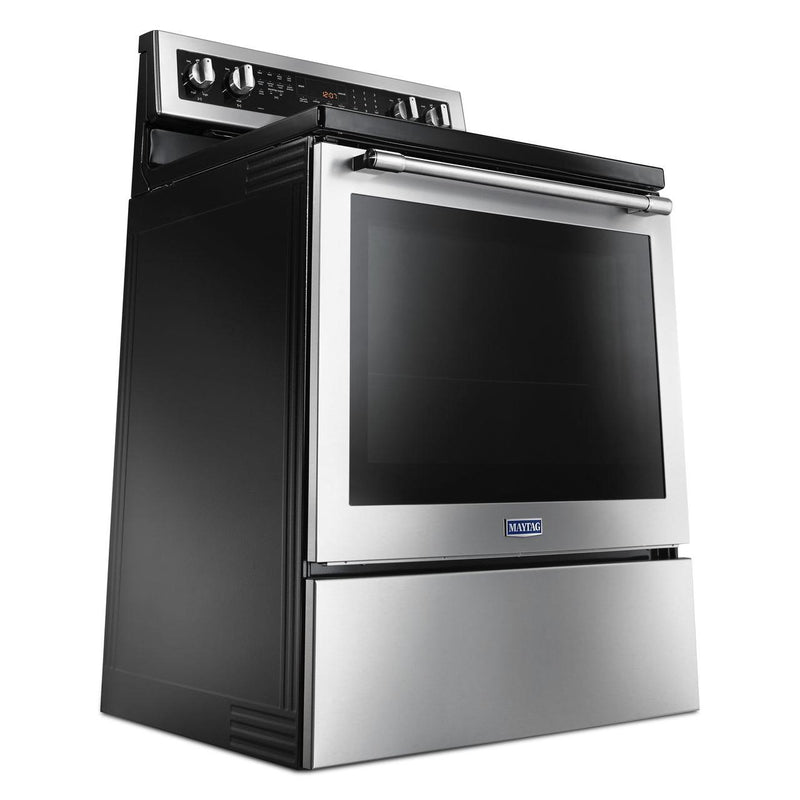 Maytag 30-inch Freestanding Electric Range with True Convection Technology MER8800FZ