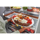 KitchenAid French 3-Door Refrigerator with External Water and Ice Dispensing System KRFF577KBS