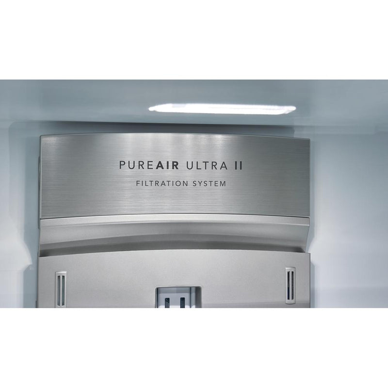 (FPBS2778UF) Frigidaire Professional 36-inch, 27.8 cu.ft. Freestanding French 3-Door Refrigerator with External Water and Ice Dispensing System FPBS2778UF