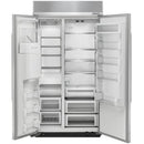 KitchenAid 42-inch, 25 cu.ft. Built-in Side-by-Side Refrigerator with Water and Ice Dispensing System KBSD612ESS IMAGE 3