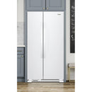 Whirlpool 36-inch, 25.1 cu. ft. Side-By-Side Refrigerator WRS315SNHW (White)WRS315SNHW