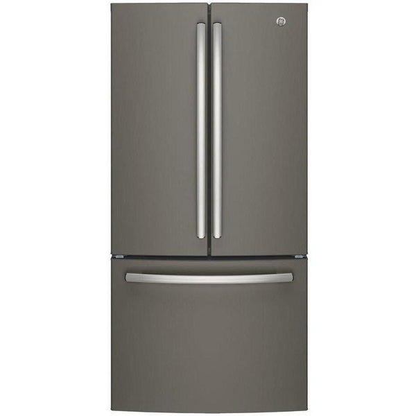 GE 33-inch, 24.8 cu. ft. French 3-Door Refrigerator with Internal Water Dispenser GNE25JMKES IMAGE 1