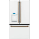 Caf? 36-inch, 27.8 cu.ft. Freestanding French 3-Door Refrigerator with Hot Water Dispenser CFE28TP4MW2CFE28TP4MW2