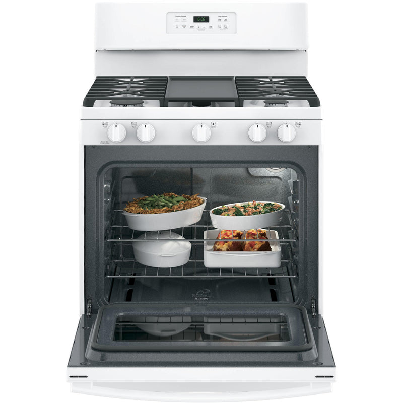 JGBS66EEKES GE 30 Free-Standing Gas Range with Edge to Edge