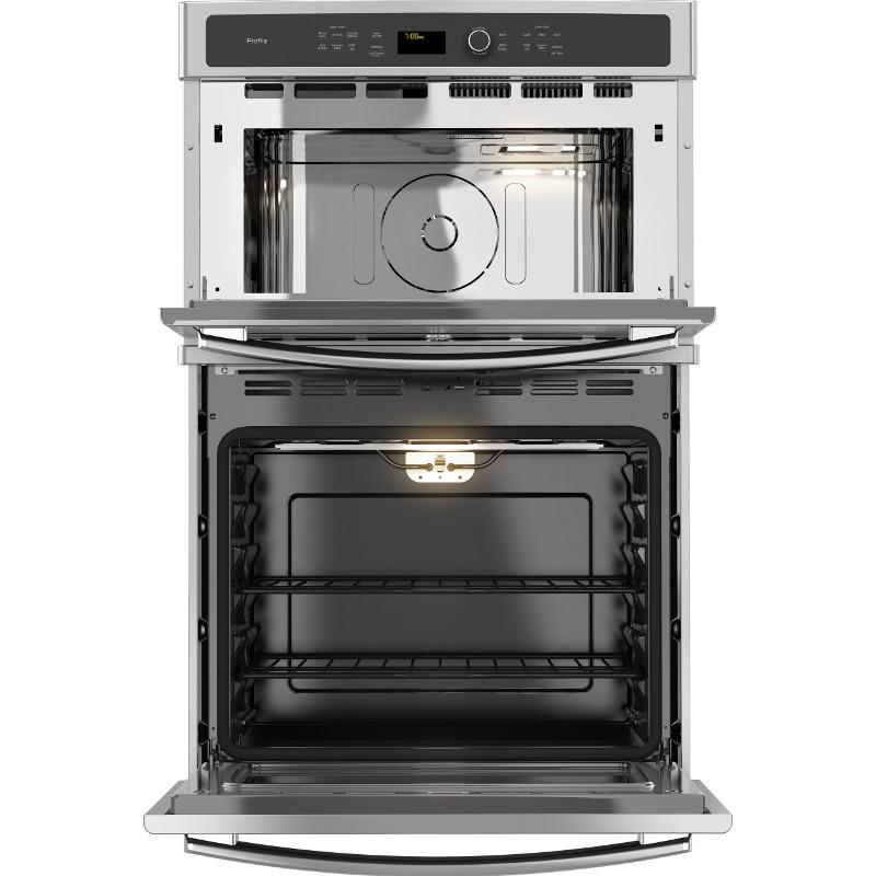 GE Profile 27-inch, 4.3 cu. ft. Built-in Combination Wall Oven with Convection PK7800SKSS IMAGE 2
