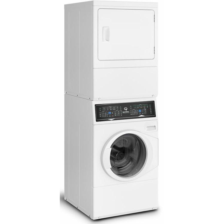 Speed Queen Stacked Washer/Dryer Electric Laundry Center ATEE9ASP178TW01