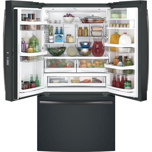 GE Profile 36-inch, 23.1 Cu. Ft. French 3-Door Refrigerator PWE23KELDS