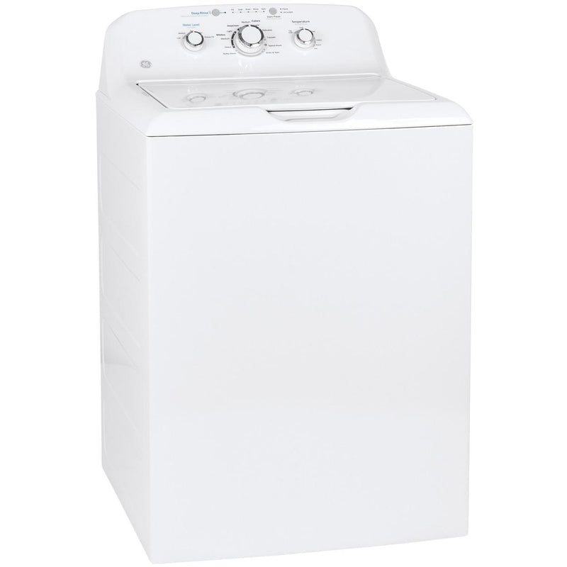 GE 4.0 cu. ft. Top Loading Washer with Stainless Steel Basket GTW325ASWWW