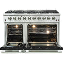 Forno Galiano Alta Qualita 48-inch Freestanding Gas Range with Convection Technology FFSGS6244-48BLK